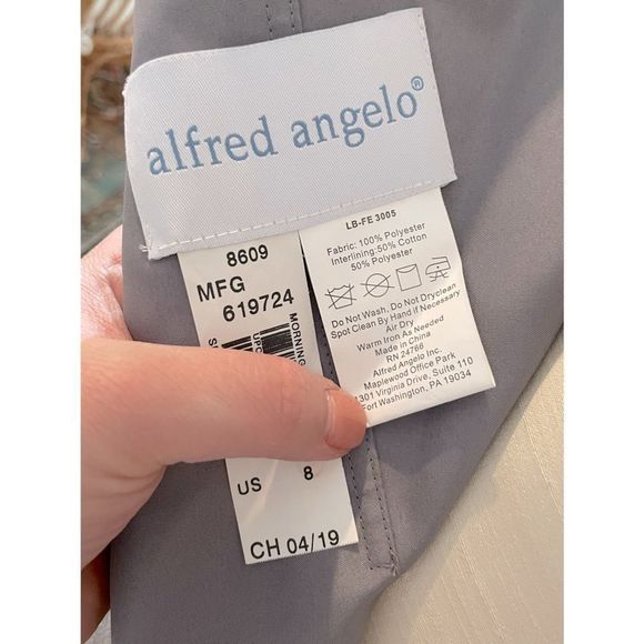 🆕 NWT Alfred Angelo Modern Vintage Dress Size 8 - Picture 7 of 8